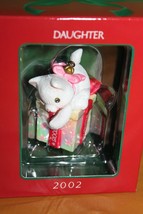 American Greetings Daughter Dated 2002 Christmas Holiday Ornament AXOR-009H - £15.49 GBP