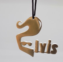 Elvis Presley Logo 925 Sterling Silver Pendant Necklace Chain Jewelry Rock Gift - £67.63 GBP