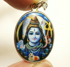 Señor Shiva Mahadev Om Mahadeva Dios Siva Rudra Bendiga Collar De Medallón... - £23.16 GBP