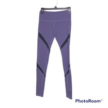 RESE Size Small Athletic Purple Leggings Black Mesh Insert Detail - £9.63 GBP