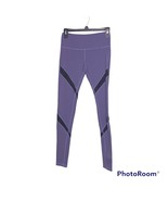 RESE Size Small Athletic Purple Leggings Black Mesh Insert Detail - $12.16