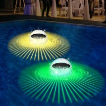 Solar Floating Pool Lights,Pool Lights That Float With Rgb Color Changin... - $37.99