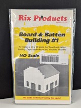 Rix Products USA 628-251 Board &amp; Batten Building #1 HO Scale Kit - £11.67 GBP