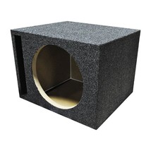 Single 12´´ Slot Ported Vented Heavy Duty Empty Woofer Enclosure - $87.76