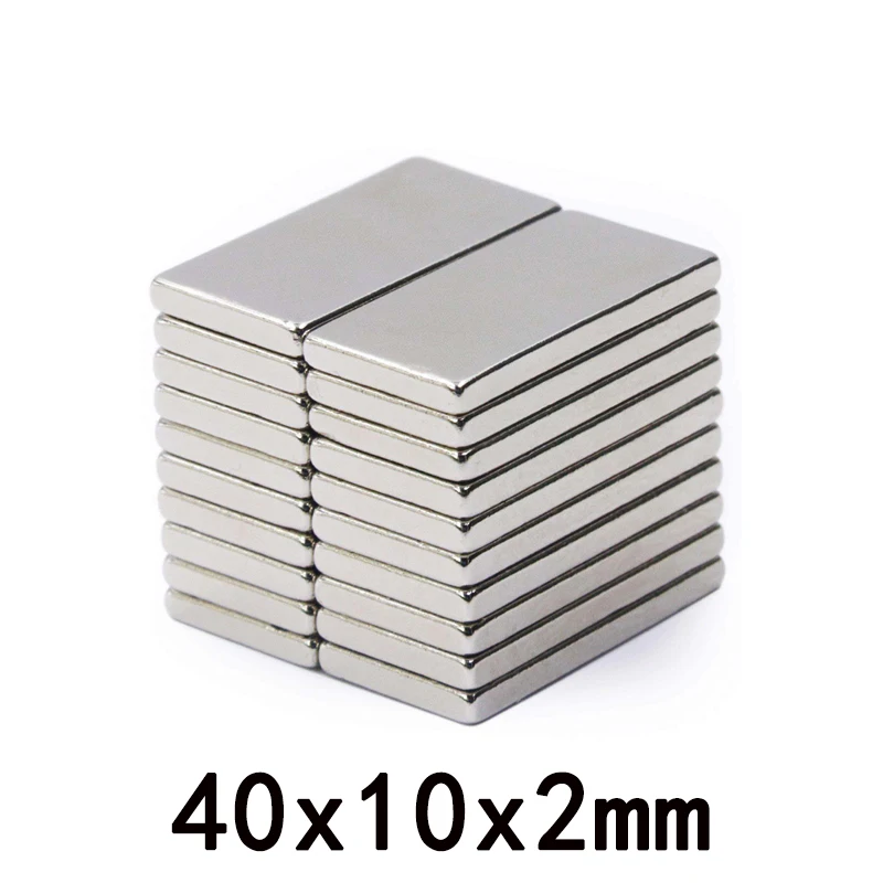 Sporting 10/50/100 pcs block Powerful 40x10x2 Super Strong Sheet Rare Earth Magn - £23.84 GBP