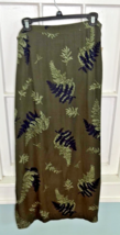 Kathie Lee Collection Green Maxi A-Line Skirt Size 16 - $25.00