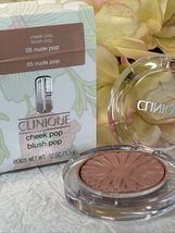 Clinique Cheek Pop Blush Pop - 05 NUDE POP - Full Size New in Box Free S... - $24.70