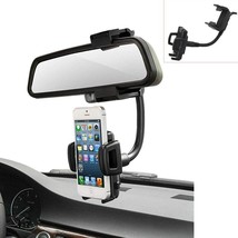 Universal 360 Car Rearview Mirror Mount Stand Holder Cradle For Cell Phone Gps - £12.77 GBP
