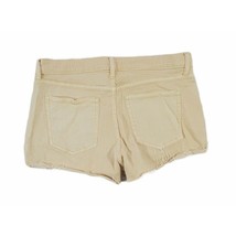 Gap Shorts 29 Womens Pale Yellow Mid Rise Raw Hem Summer Bottoms - $16.34