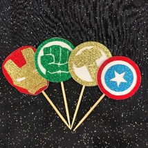 Marvel Avengers CupCake Topper | Theme CupCake Topper - £1.37 GBP