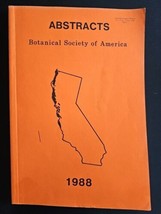 American Botanical Society Of America June 1988 Abstracts Vol 75 No 6 Part 2 - £22.30 GBP