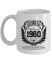 Limited Edition 1960 Coffee Mug 11oz 65th Birthday 65 Years Old Vintage Mug Gift - $16.78