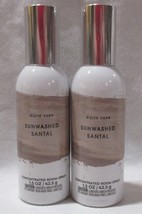 Bath &amp; Body Works Concentrated Room Spray Lot Set of 2 SUNWASHED SANTAL - £24.69 GBP