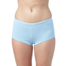 No Boundaries Women&#39;s Cotton Boyshort Panties Size LARGE Sheer Romance Blue - £8.78 GBP