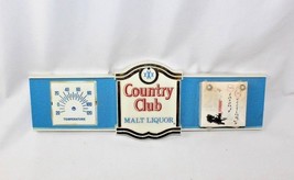 Vintage 70s Page a Day Calendar Country Club Malt Liquor Beer Sign Adver... - £33.08 GBP