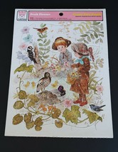 Vtg Whitman 1975 cardboard inlay frame tray puzzle Fresh Flowers garden scene - $14.99