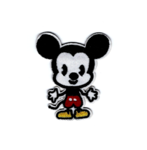 2.25X2.25" MICKEY MOUSE cutie IRON ON / SEW ON PATCH classic Disney mous... - $6.64