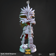 3D Printed Cast n Play Yaotl, Kíimil Emperor Masks of Kiimil 28 32mm D&amp;D - £7.36 GBP+