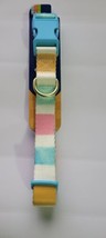 YOULY The Eggspert Multicolor Striped Dog Collar, Large. - £12.51 GBP