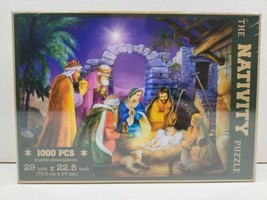 The Nativity Puzzle 1000 Pc Gemstone Holiday Christmas Jesus Religious G... - $27.71