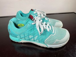 Reebok Size 8, CrossFit CF74 Women&#39;s workout Training Shoes. Aqua  - $23.76