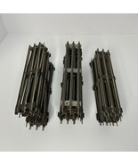 Lionel 027 Straight Train Track 9&quot; Length 27 Sections O Gauge - $880.11 MXN
