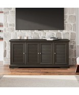 68&quot; 4-Door TV Console, Fits 80&quot; TVs, Clove Finish, No Assembly - $1,110.99