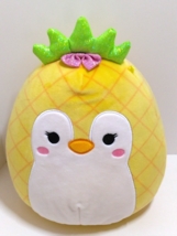 Squishmallows Piper The Penguin Pineapple Kellytoy Squishy Stuffed Plush Toy 10&quot; - £12.90 GBP