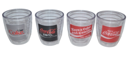 Tervis Coke Coca Cola 12 Oz Insulated Cup Tumbler set 4 pc Zero Diet - £17.55 GBP