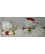 Russ Berrie Stuffed animal KITTY CAT Kitten NIKKI 9&quot; Christmas Decoratio... - $599.35 MXN