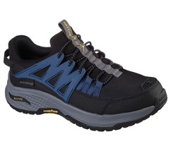 Men Skechers RLFT Ripple Gilden Trail Shoes, 204583 /BKBL Multi Sizes Black/Blue - £72.34 GBP
