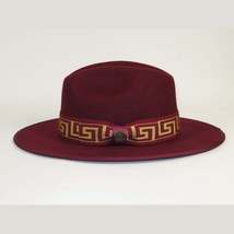 Men Bruno Capelo Hat Australian Wool Fedora Adjustable Size Wesley WE977 Wine. image 3