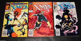 3 1989-90 Marvel Comics CLASSIC X-MEN 41, 44, 45 FINE Comic Books - $17.99