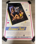 Screen Test Original Movie Poster Video Release Promo 27x41” Rolled CV - $489.49 MXN