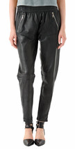 Leather Pants Leggings Size Waist High Black Women Wet S L Womens 14 6 L... - $96.50