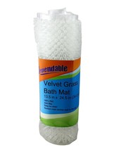 Grass Textured Spa Quality Foot Scrubber Bath Mat Bathroom Tub Mat Anti-Slip - £12.36 GBP