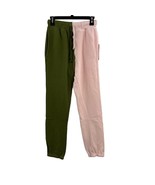 La Detresse Lovers Two Tone Green Pink Sweatpants XS New - £54.66 GBP