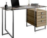 Techni Mobili Computer Desk with Storage, ONE Size, Oak - $367.99