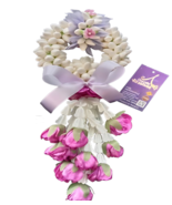 Hand-made Paper Jasmine Garland Traditional Style and beautiful  - $48.00