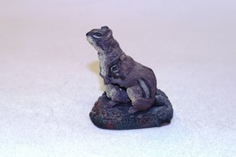 Vintage 1980 Bronze Menagerie Gray Squirrels Figure Norman N. Deaton HTF - £10.12 GBP