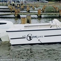 C Hawk 245 Boat Yacht Decals 2PC Set Oracle Vinyl Large New OEM Universal 18” - £48.36 GBP