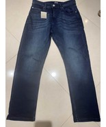 Bixby Nomad Jeans Mens 33x30 Blue Slim Straight Stretch Dark Wash Denim - $33.03 CAD