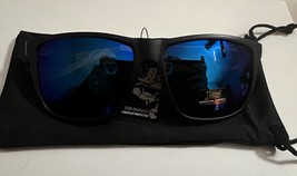 Locs Oversize Gangster Glasses Men Dark Lens Flat Top Large Black OG Sun... - £9.54 GBP
