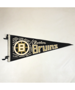 Boston Bruins 1970 Black Team Roster Pennant Flag Bobby Orr Esposito Buc... - $2,363.75 MXN