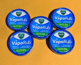 Vicks VapoRub Cough Suppressant Topical Analgesic Ointment 5ct†12g/ea † ... - $10.99