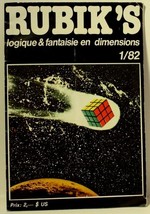 Rubik&#39;s Loqique &amp; Fantaisie En Dimensions 1/82 Rubik&#39;s Cube Magazine Book - £19.07 GBP