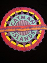 Vintage Cayman Islands Tourist Bureau Vacation Cruise Palm Trees T Shirt M - £11.91 GBP