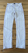 citizens of humanity NWT Harlow ankle high Rise jeans Size 24 White purple J12 - £56.06 GBP
