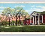 Millsaps College Jackson Mississippi MS UNP Unused Linen Postcard M15 - $3.91