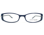 Anne Klein Eyeglasses Frames 8029 115 Blue Silver Oval Full Rim 48-18-135 - $51.28